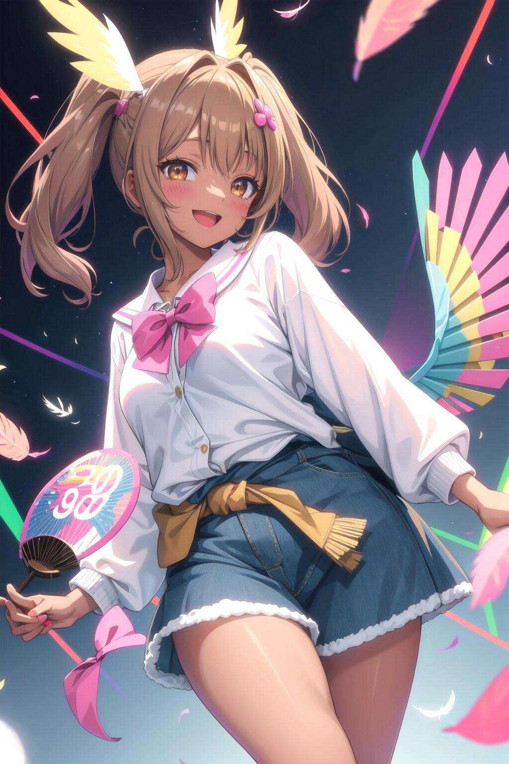 褐色ギャルレトロディスコでパラパラ♪ Ver.V4B