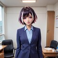 OL姿の羽川さん 7枚目
