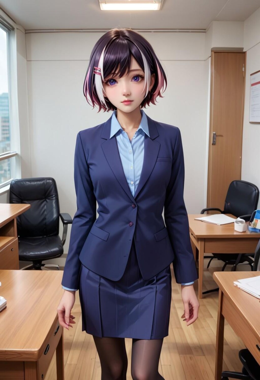 OL姿の羽川さん