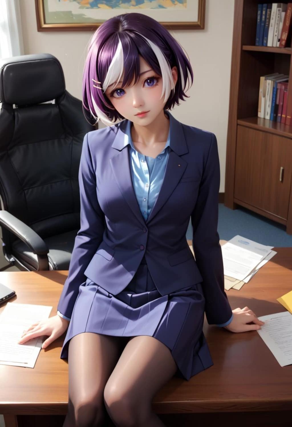 OL姿の羽川さん