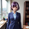 OL姿の羽川さん 8枚目