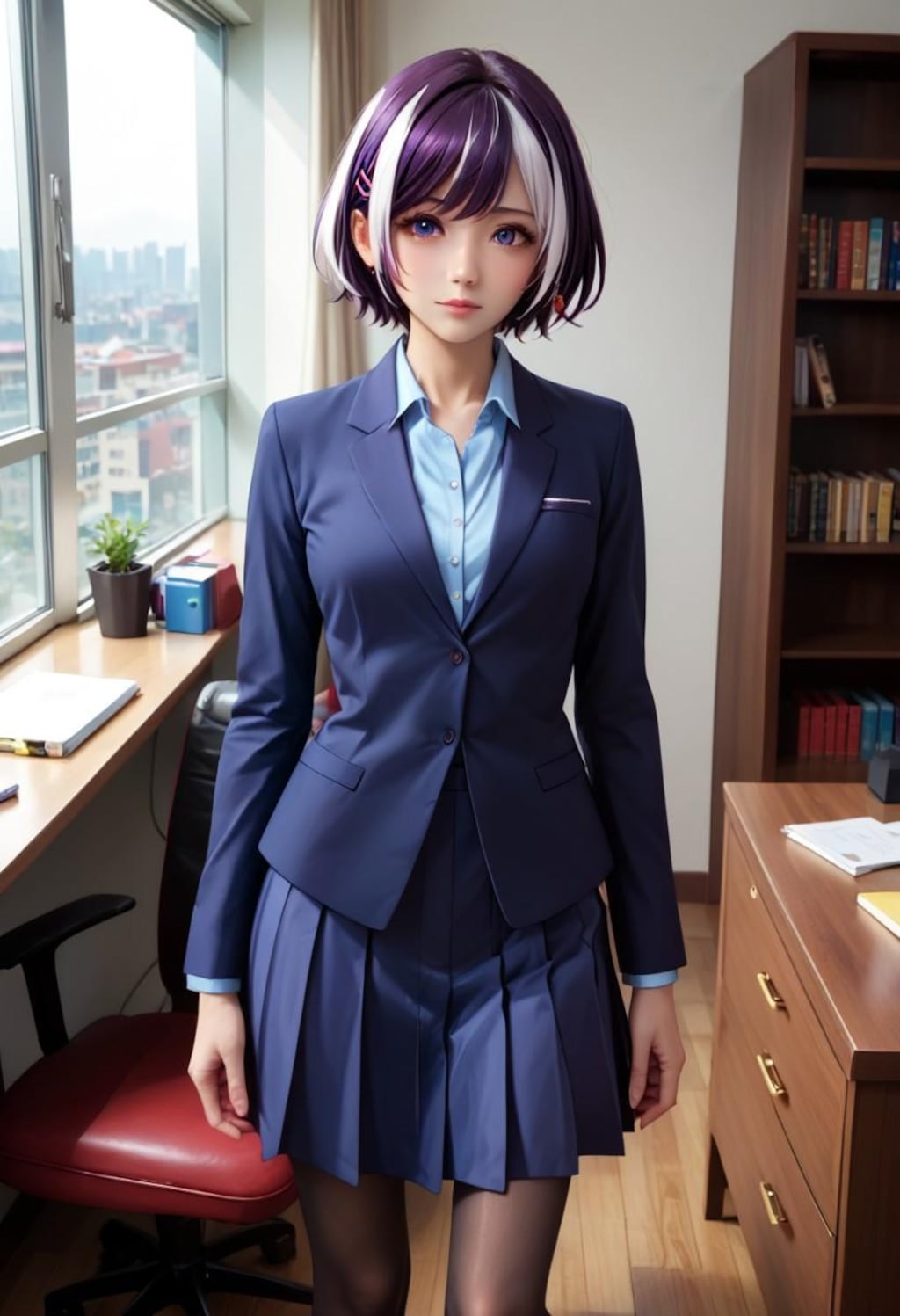 OL姿の羽川さん