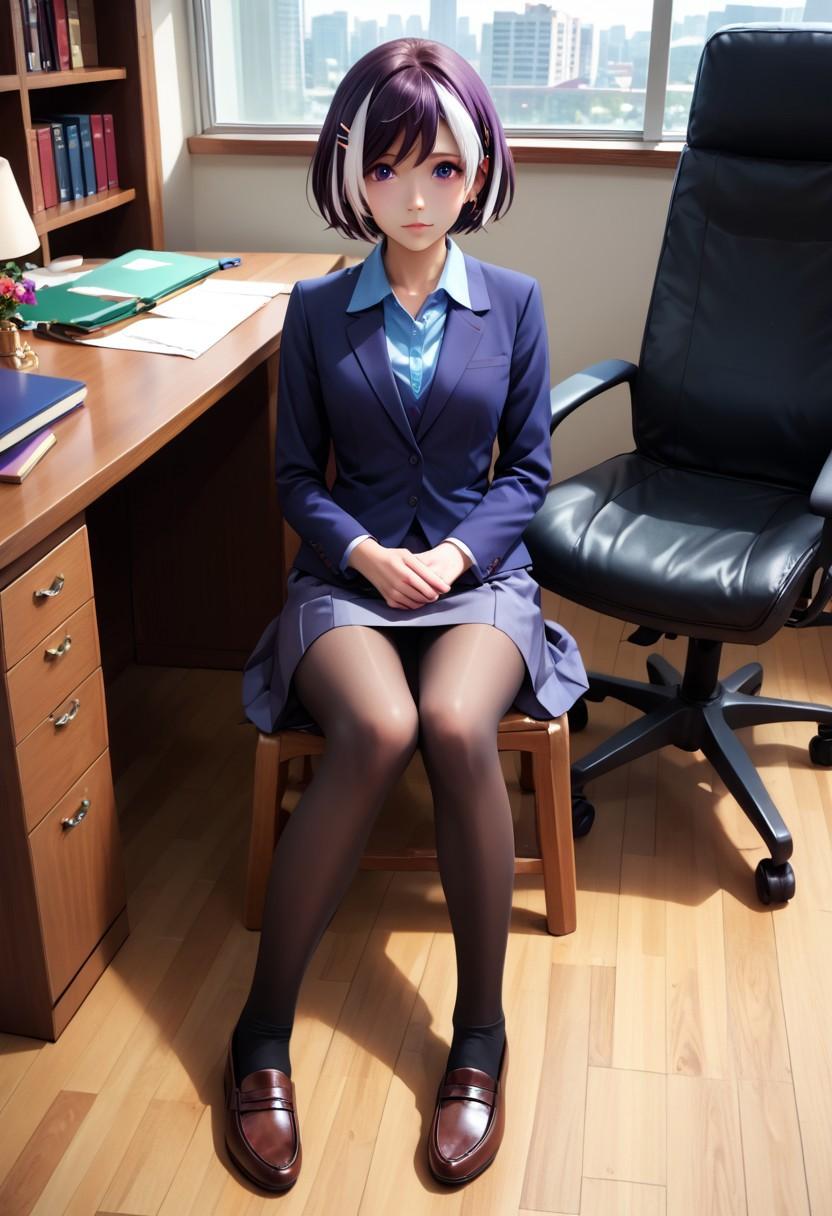 OL姿の羽川さん