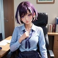OL姿の羽川さん 5枚目