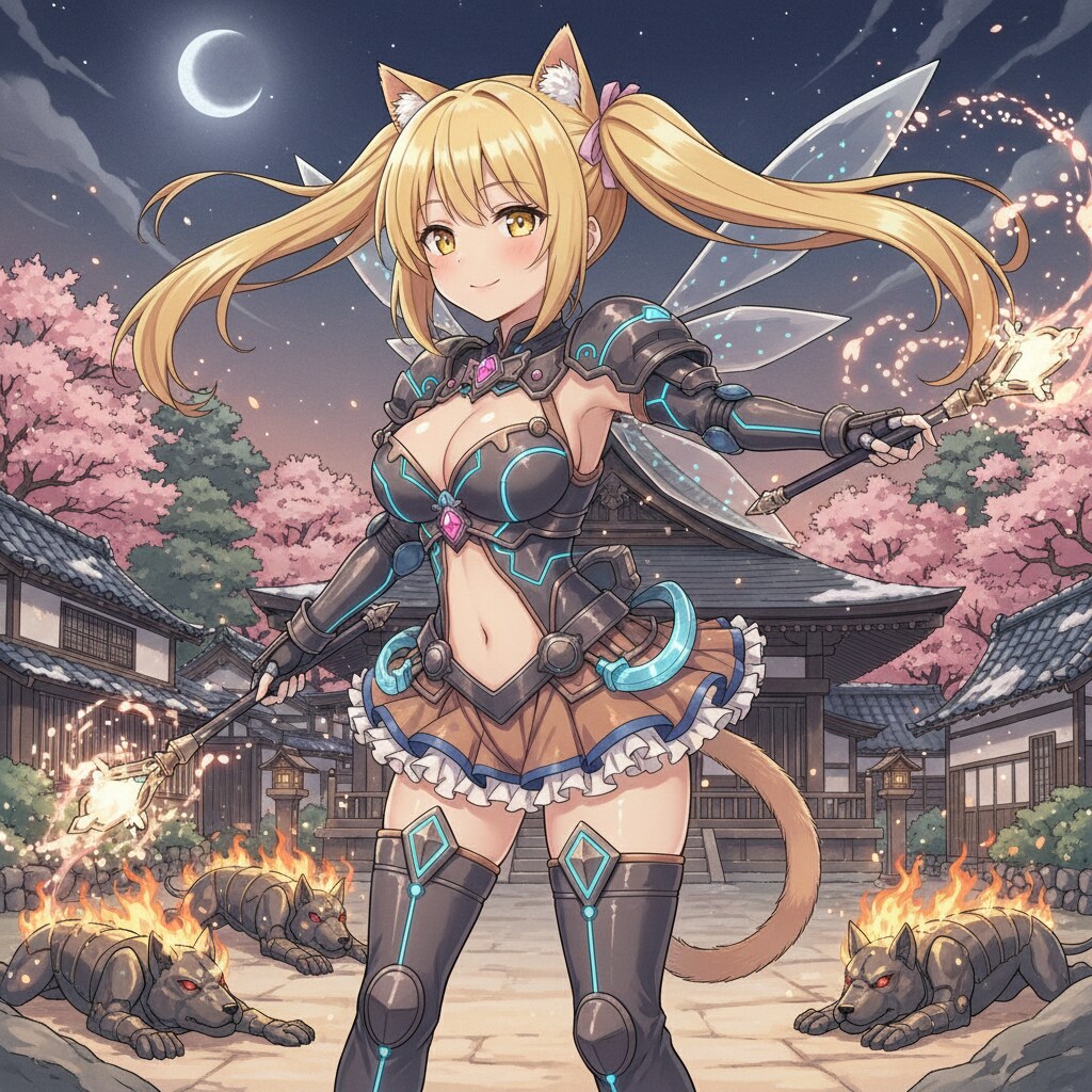 金ツイにゃん。戦う | の人気AIイラスト・グラビア