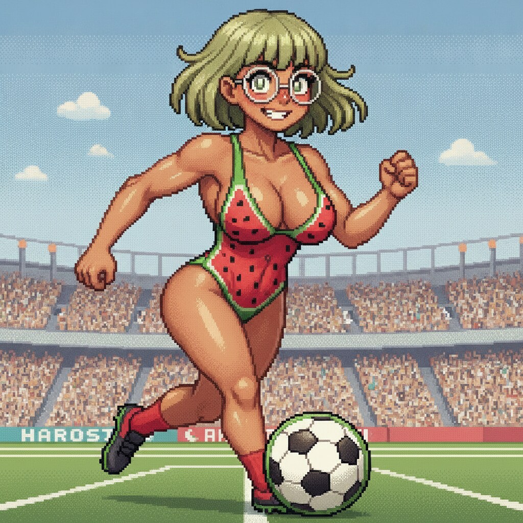 【おまけ】16bitのスイカ