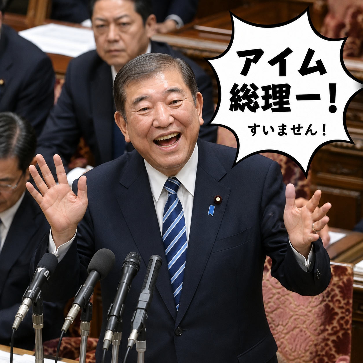アイム総理ー！