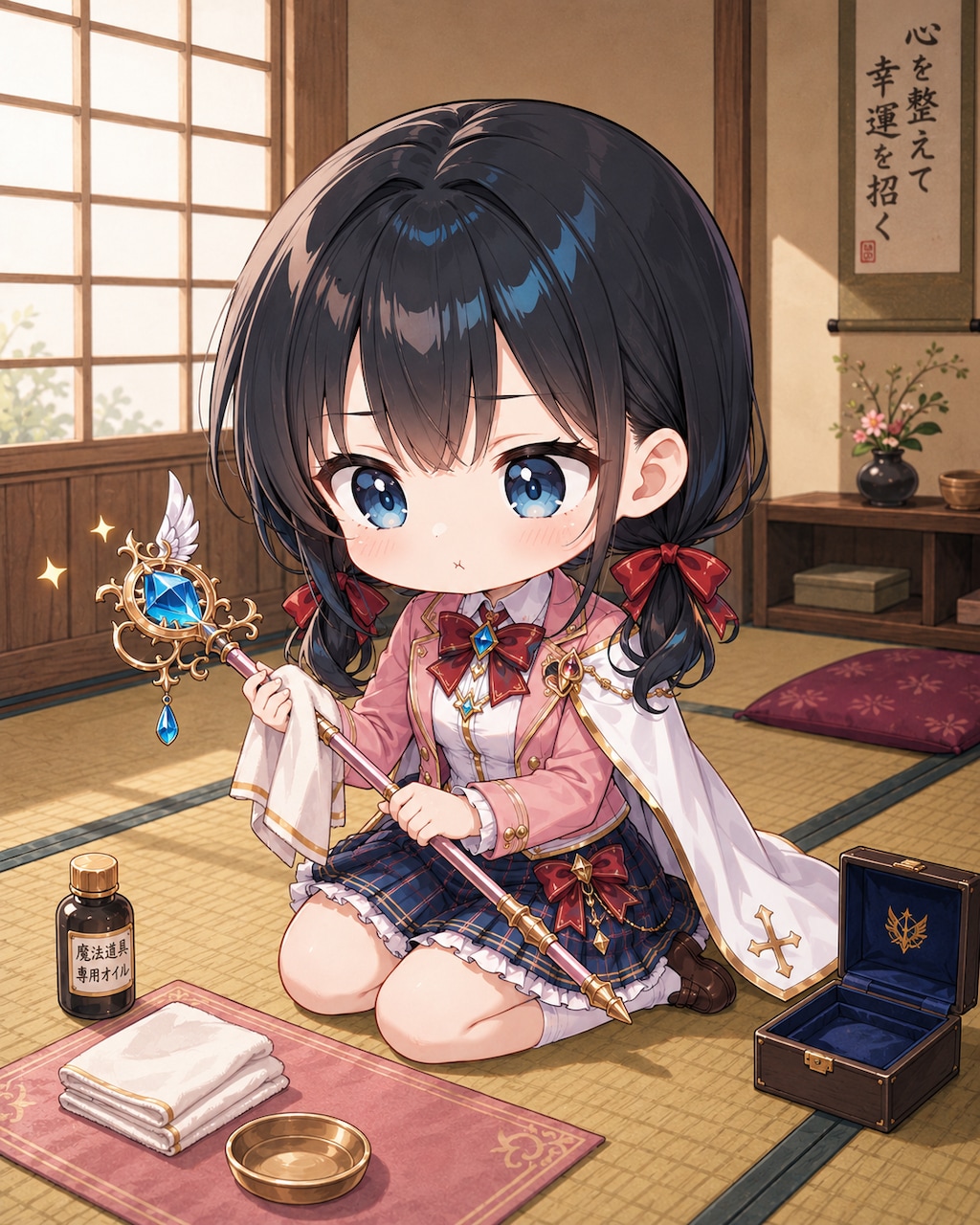魔法少女の朝は早い…