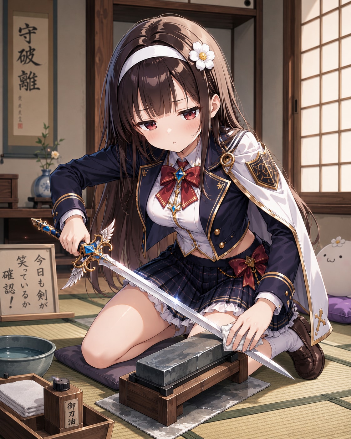 魔法少女の朝は早い…