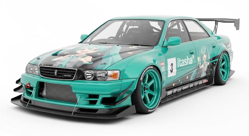 JZX100初音ミクレーシングカー