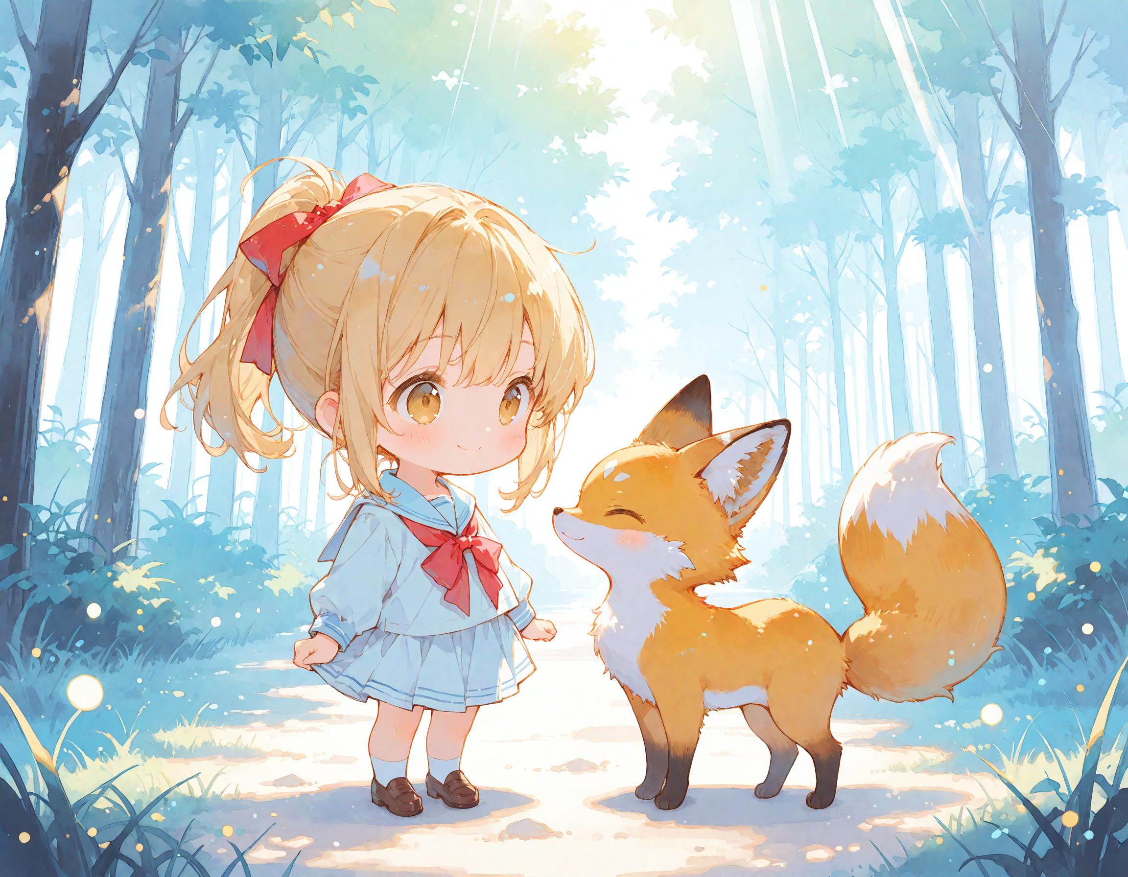 ちび金ポニテちゃんの冒険その５ | の人気AIイラスト・グラビア