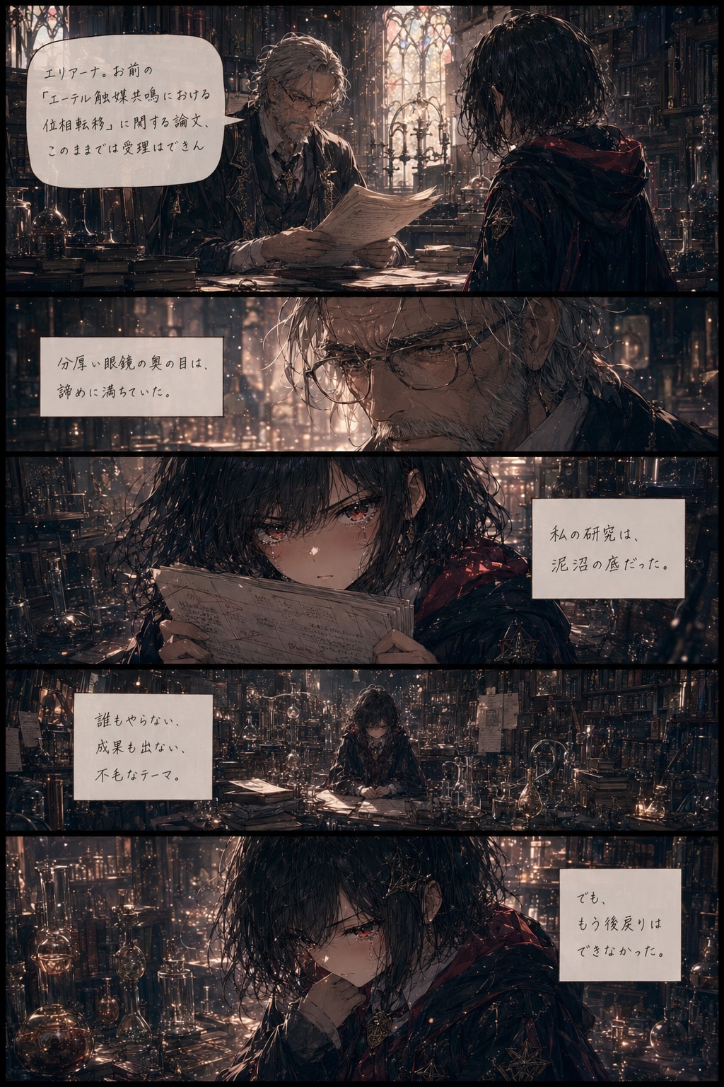 【漫画】奇跡の甘さに関する一考察、あるいは私が錬金術の単位を取るまで