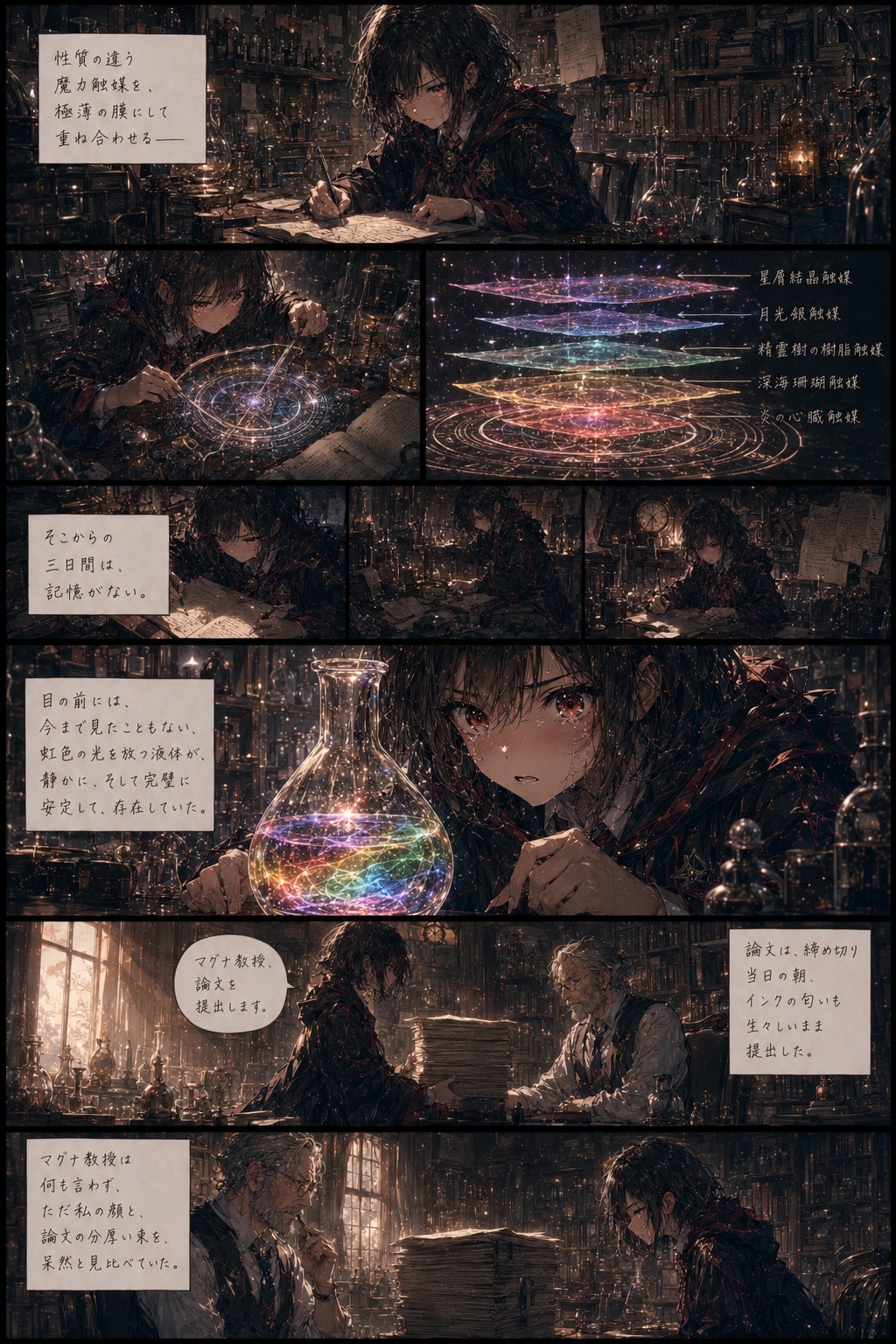 【漫画】奇跡の甘さに関する一考察、あるいは私が錬金術の単位を取るまで