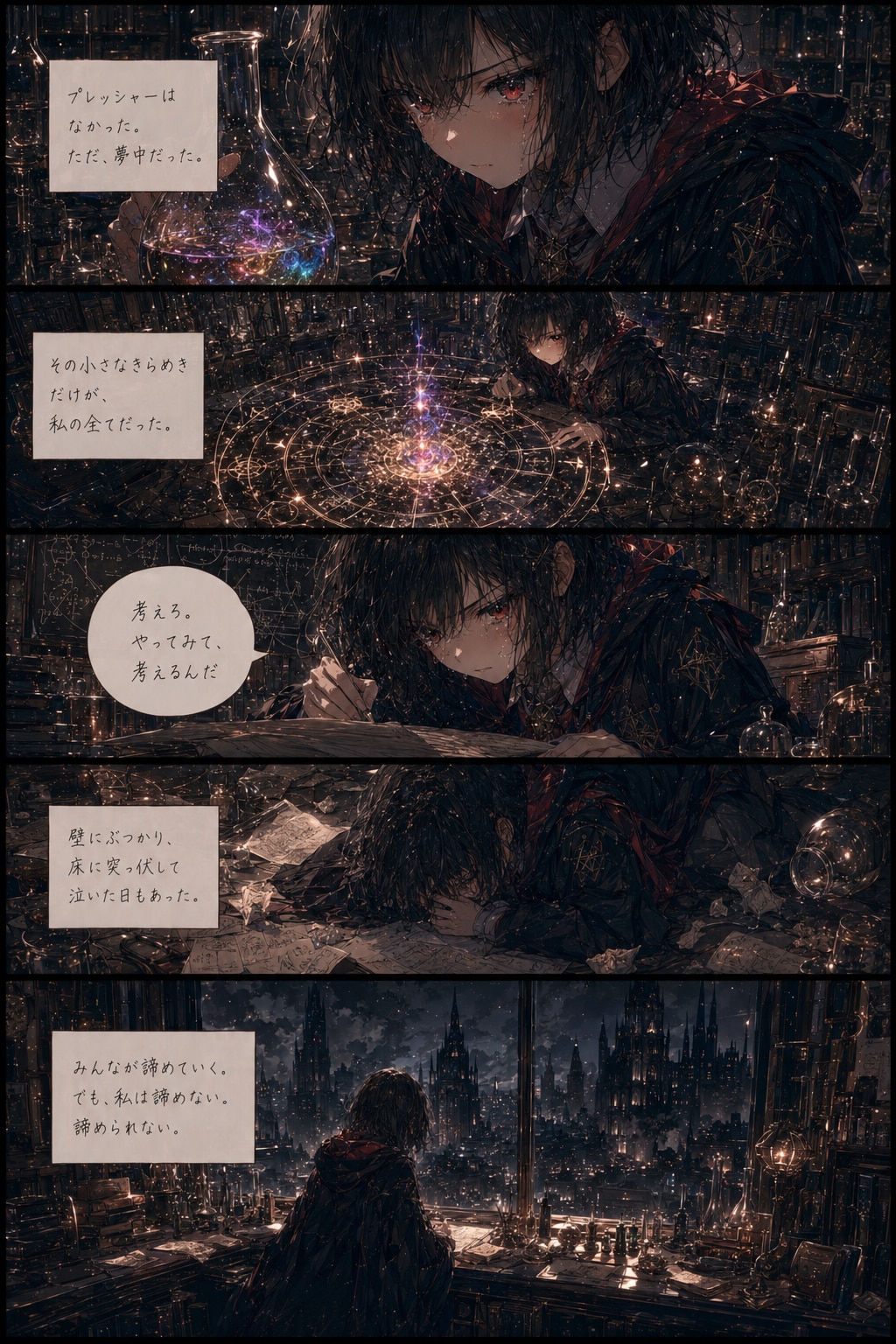 【漫画】奇跡の甘さに関する一考察、あるいは私が錬金術の単位を取るまで