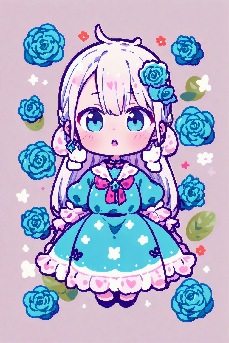 青薔薇のお姫様