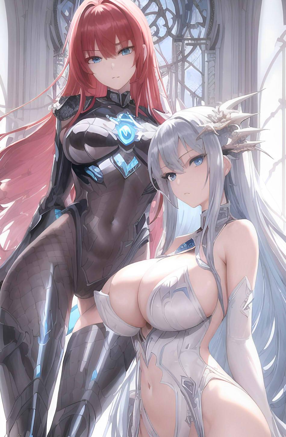 女神イグリスと女神シャルーディア
