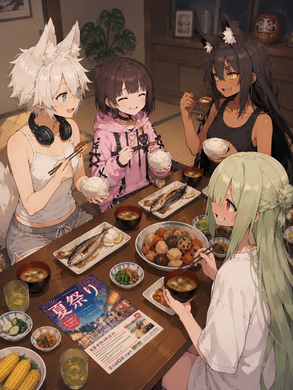 祭り会議の食卓（夏祭り編2026） -Everyday Ayanagiso- アヤナギ荘の日常 #66