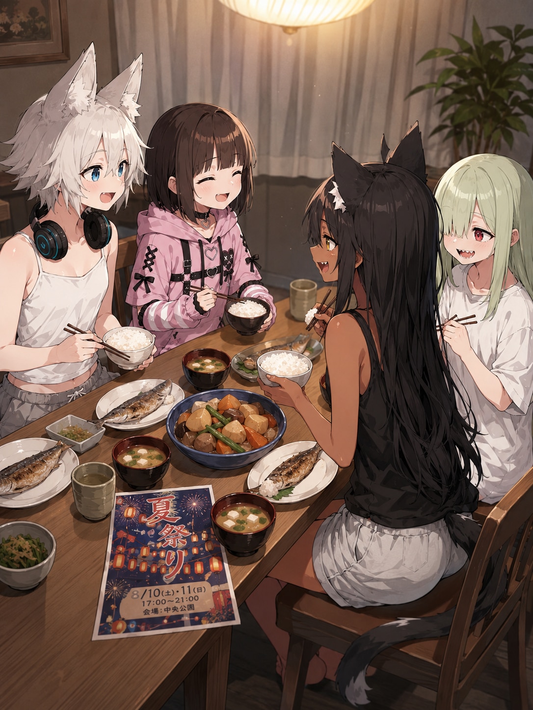 祭り会議の食卓（夏祭り編2026） -Everyday Ayanagiso- アヤナギ荘の日常 #66