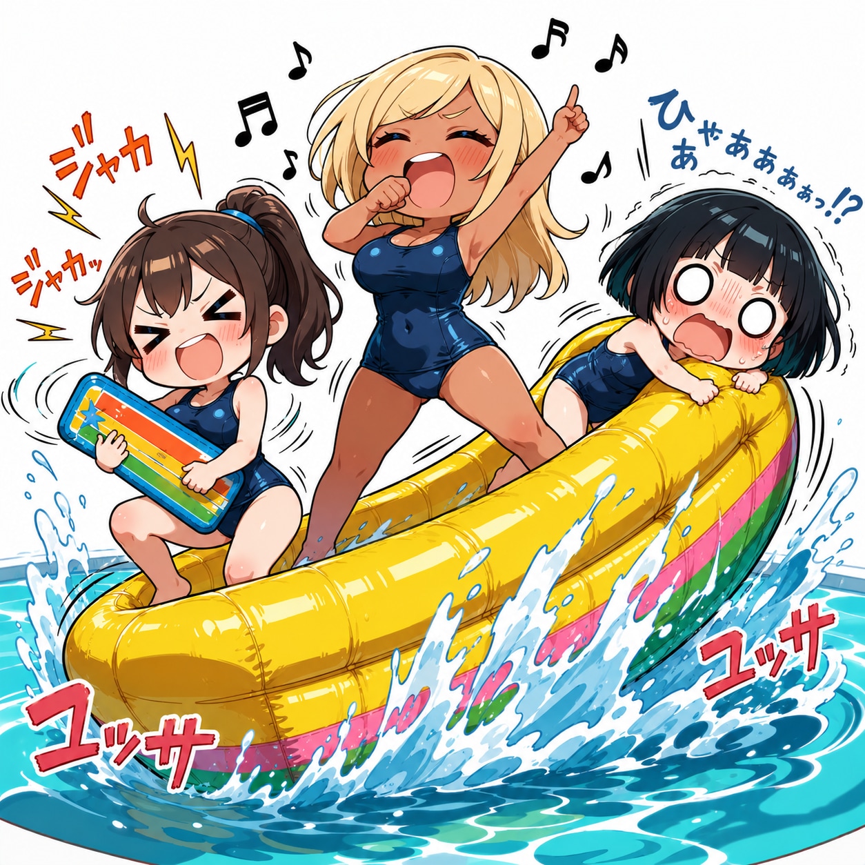 スク水オブロック！！
