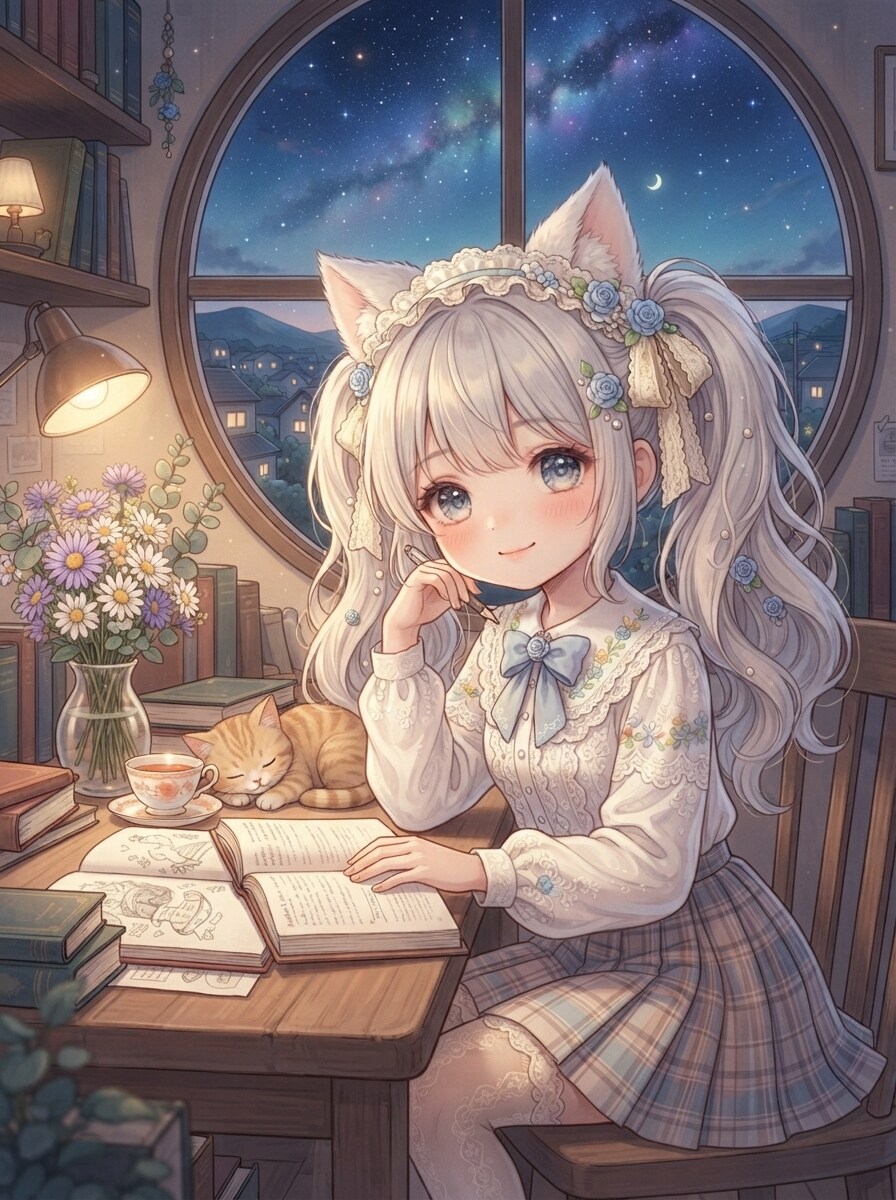 銀ツイにゃん | の人気AIイラスト・グラビア
