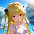 白スク水ヤミちゃん 2枚目