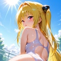 白スク水ヤミちゃん 9枚目
