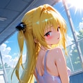 白スク水ヤミちゃん 5枚目