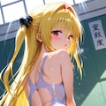 白スク水ヤミちゃん 8枚目