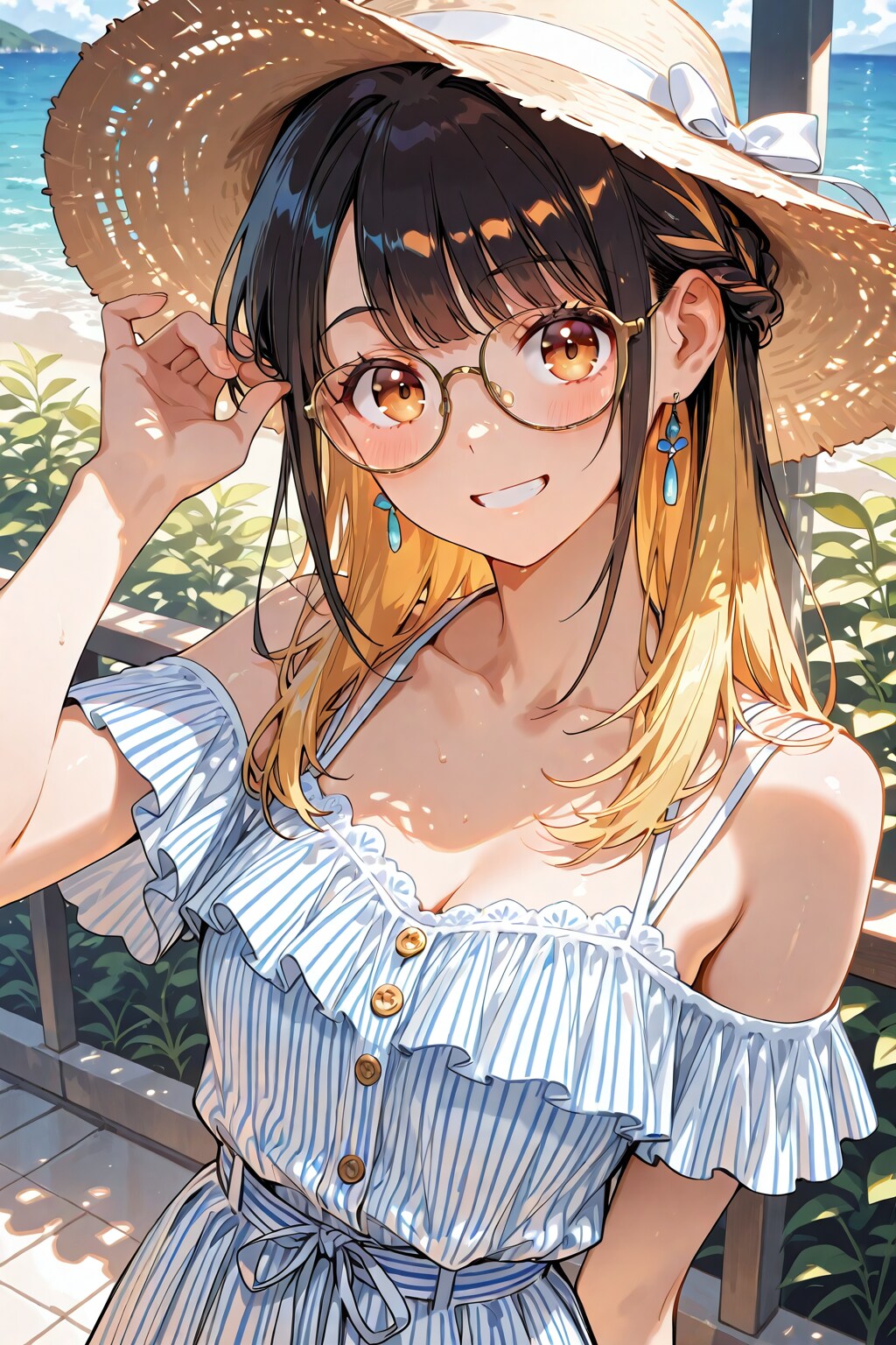 メガネ美少女 | の人気AIイラスト・グラビア