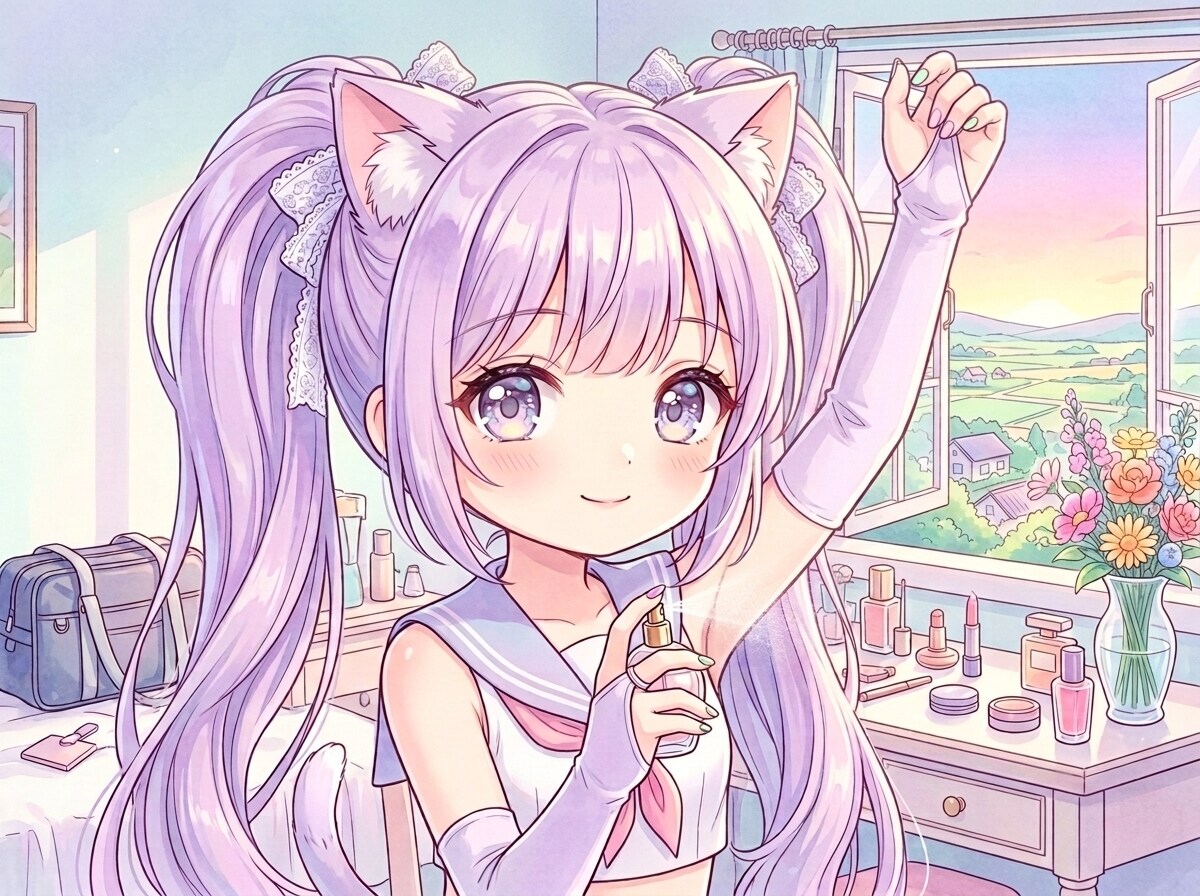 紫ツイにゃん