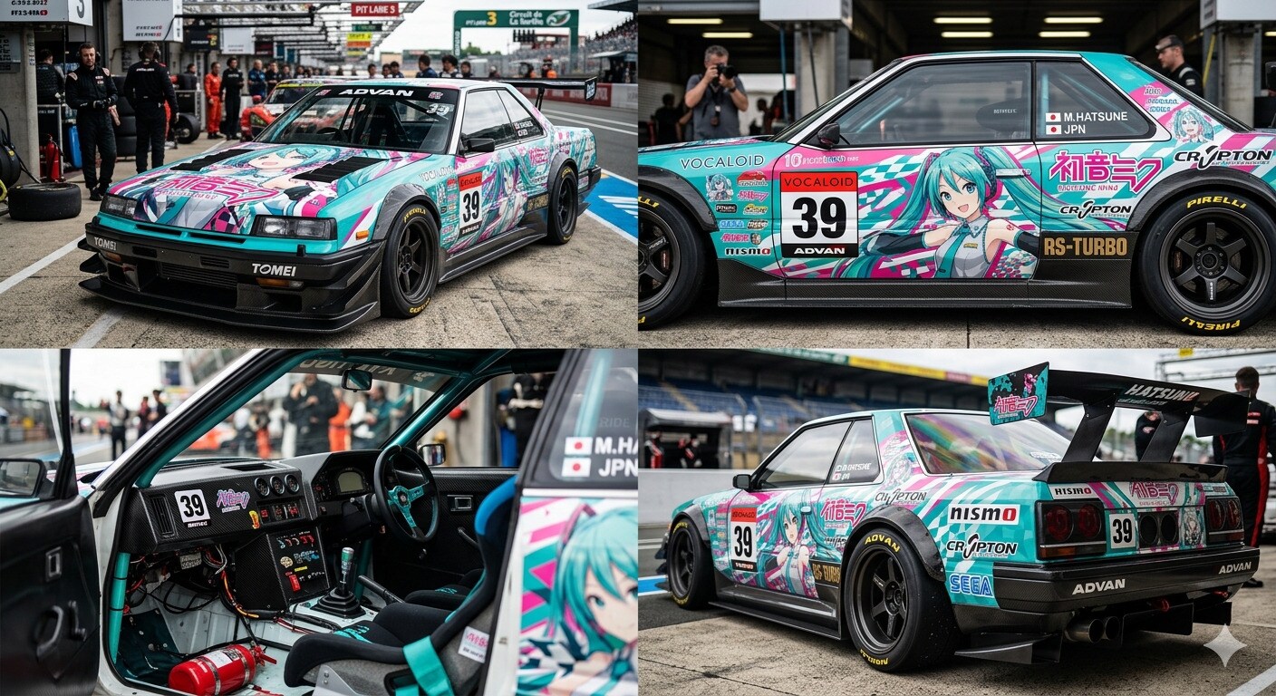 初音ミクDR30レーシングカー