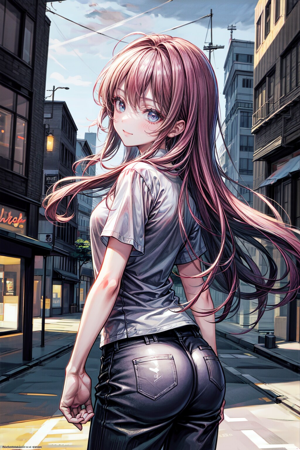 チノパンの女の子 Girl in chinos | の人気AIイラスト・グラビア