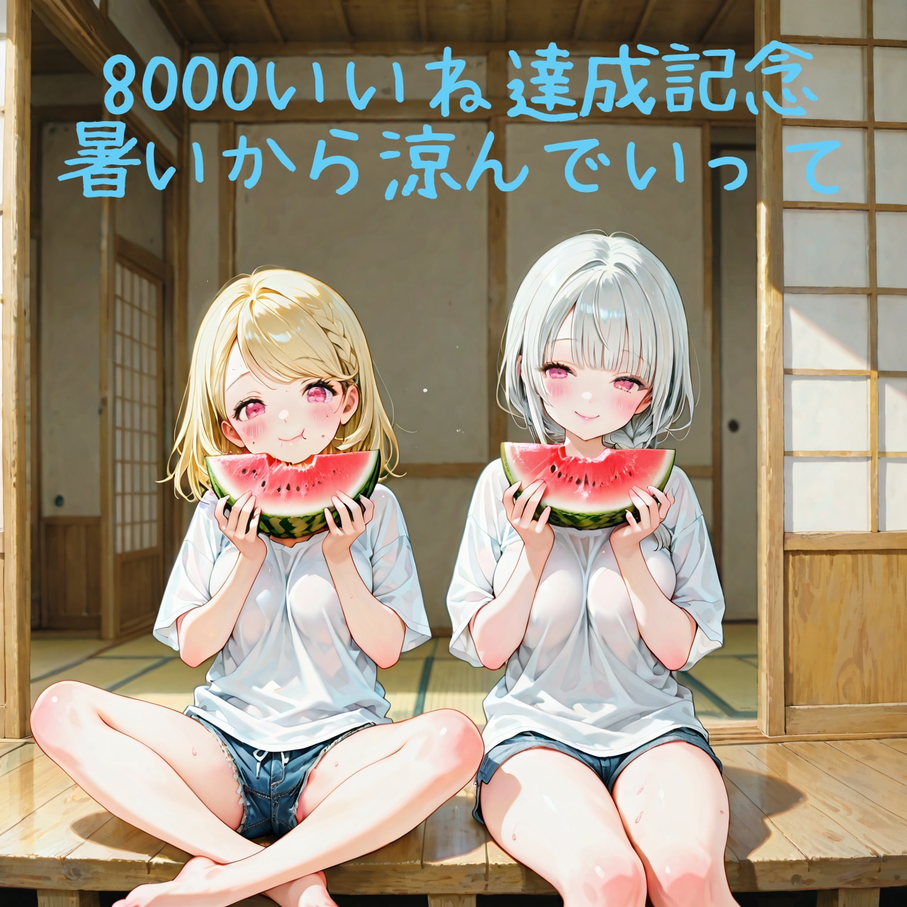 ㊗️8000いいね❣️達成記念 | の人気AIイラスト・グラビア