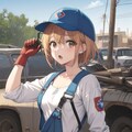 メカニックちゃん仕事中 10枚目
