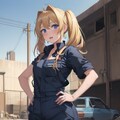 メカニックちゃん仕事中 2枚目