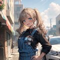 メカニックちゃん仕事中 3枚目