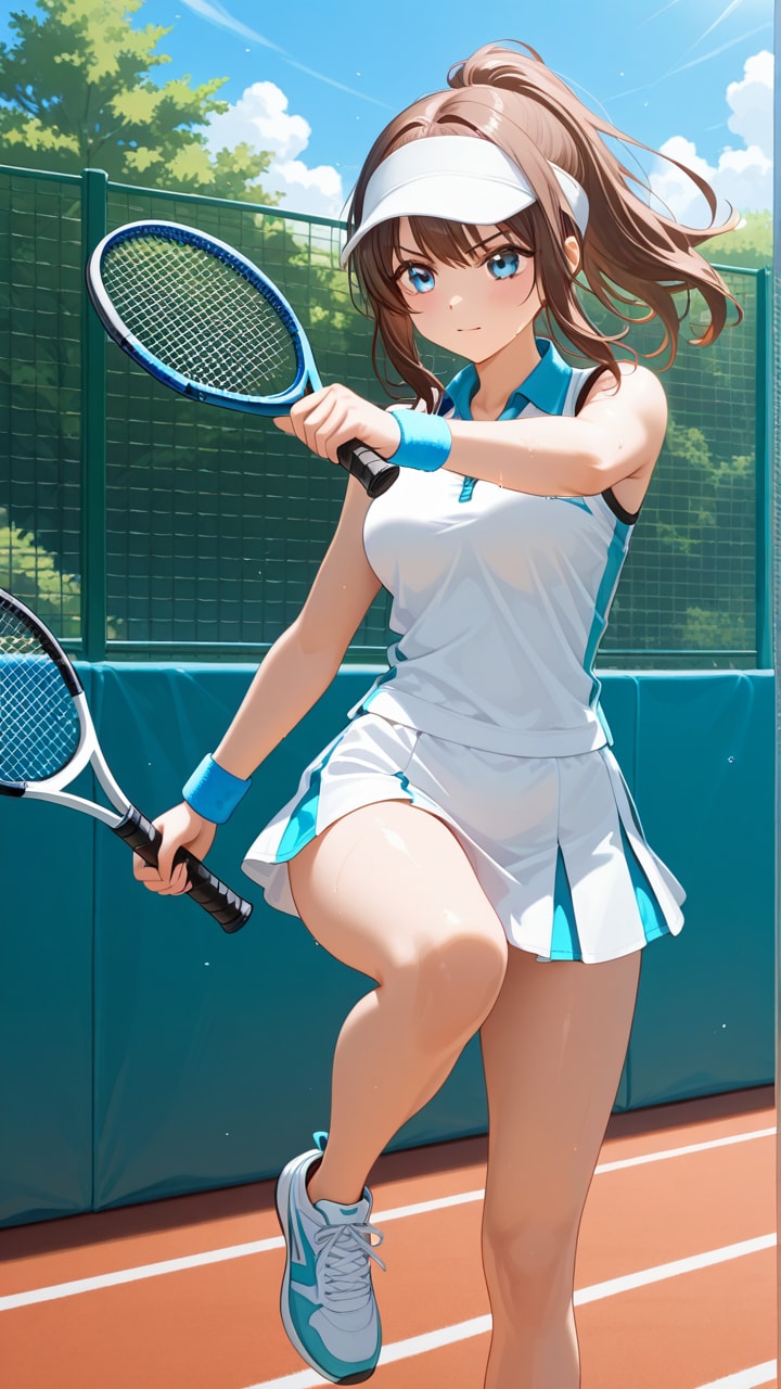 スポーツする美少女は美しい