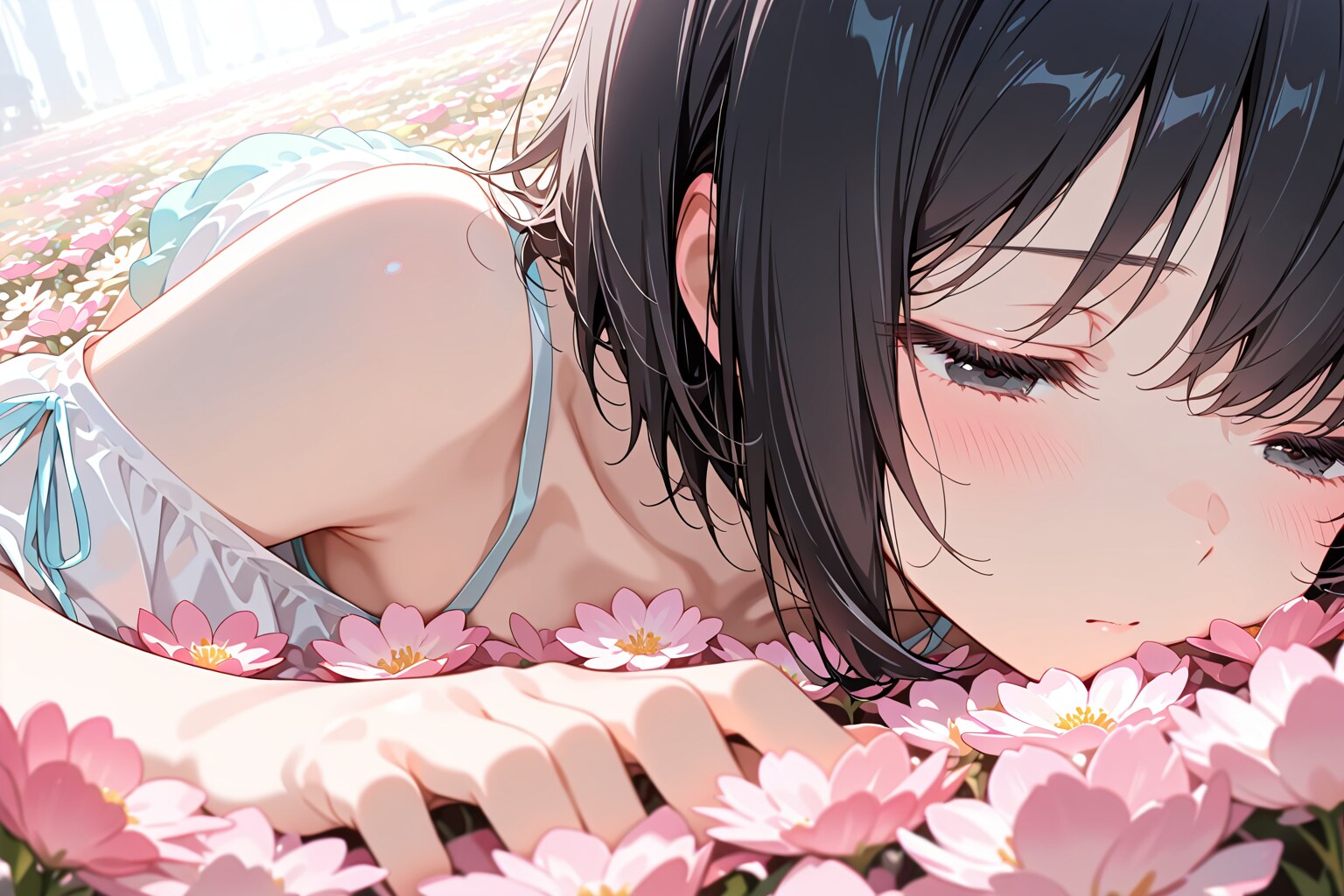 花のシーツ | の人気AIイラスト・グラビア