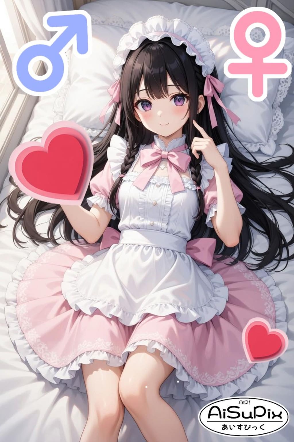 💙AiSuPix／黒髪ツインテちゃん💙