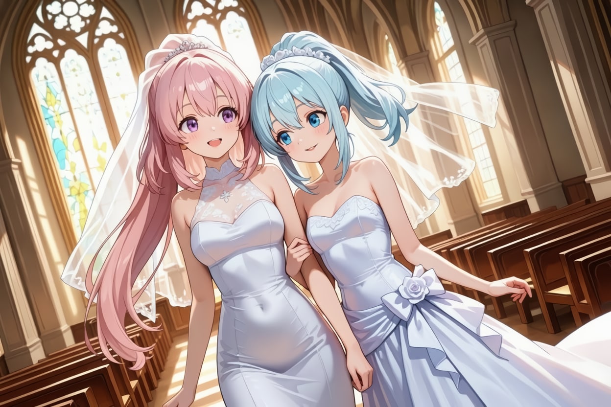 百合カップル試作_LILLY_ジューンブライド