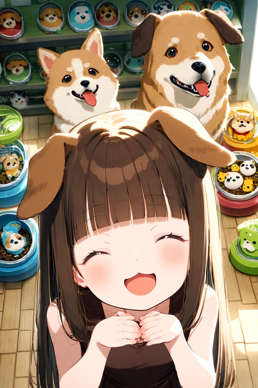 かのんワンワンとりこニャンニャン