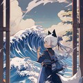 オマージュ葛飾北斎「Great Wave」 5枚目