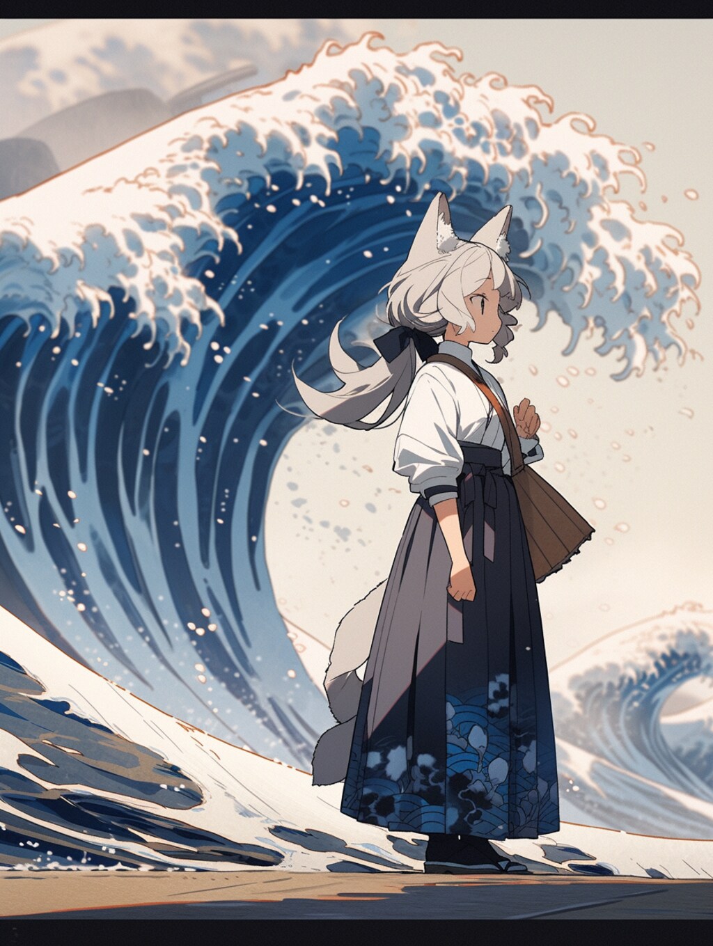 オマージュ葛飾北斎「Great Wave」