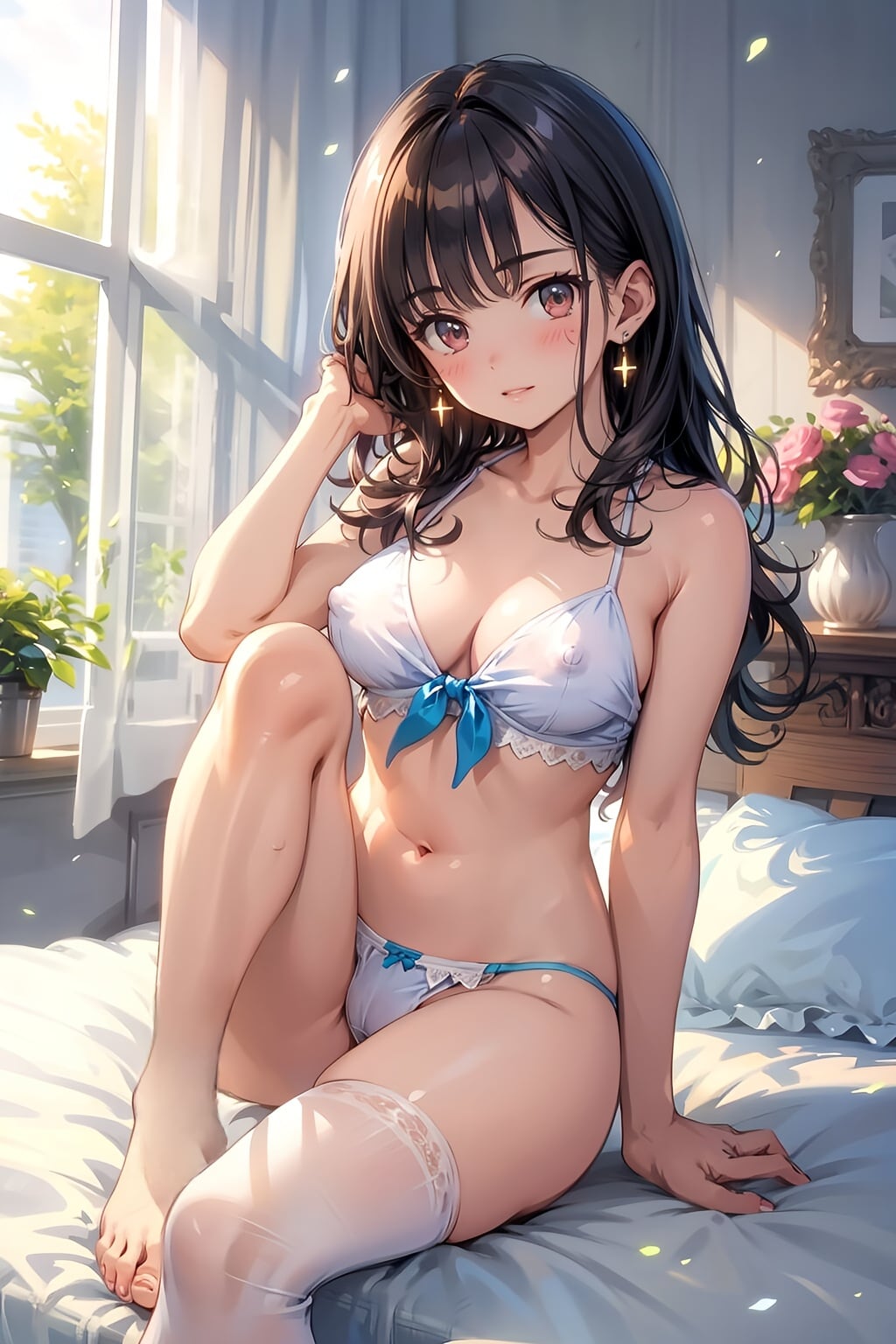下着姿でまったりタイム
