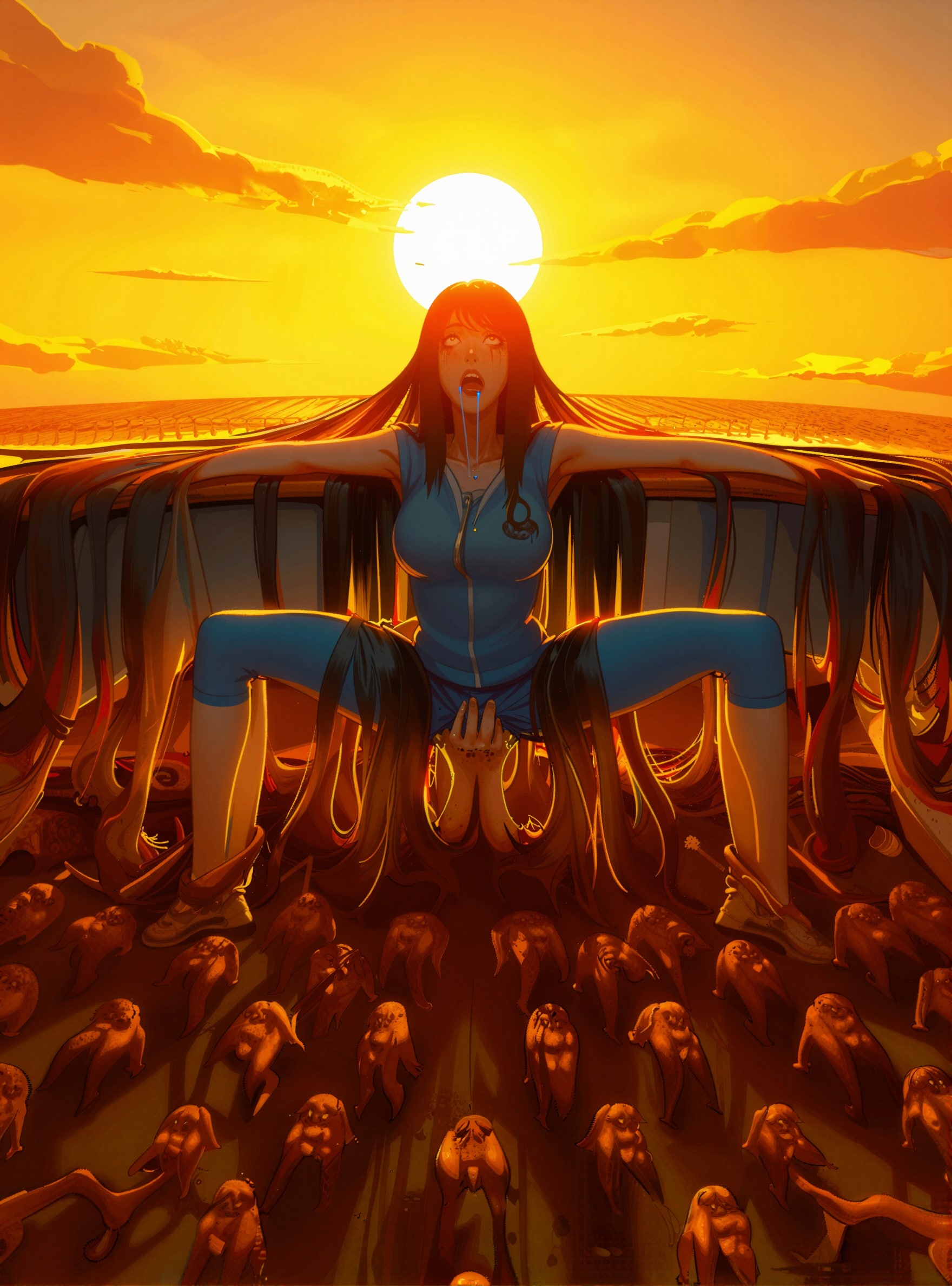 夕暮れ