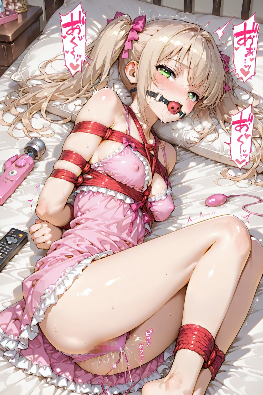 拘束プレイ実行中…