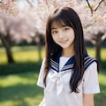 桜＋菜の花＋セーラー服=春爛漫1(11枚) 6枚目