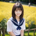 桜＋菜の花＋セーラー服=春爛漫1(11枚) 3枚目