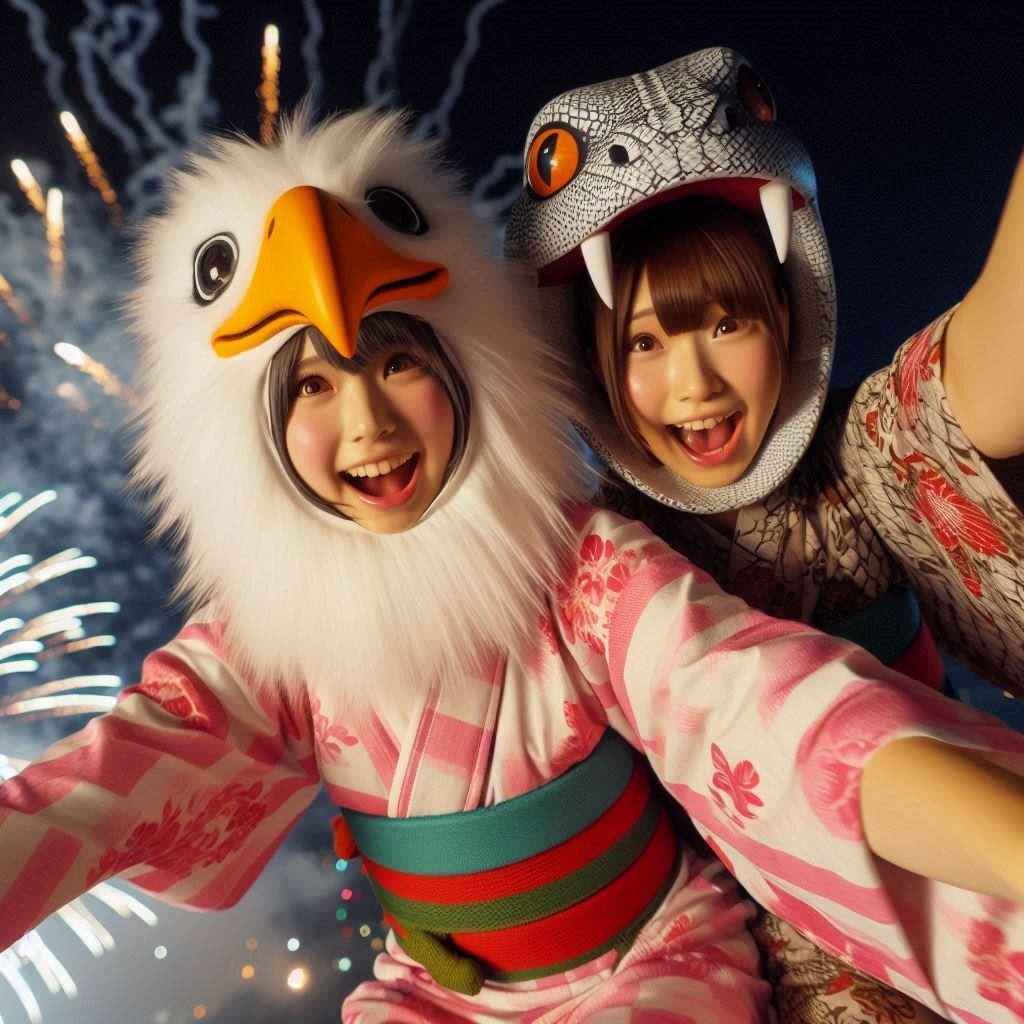 打ち上げ花火、下から見るか？上から見るか？