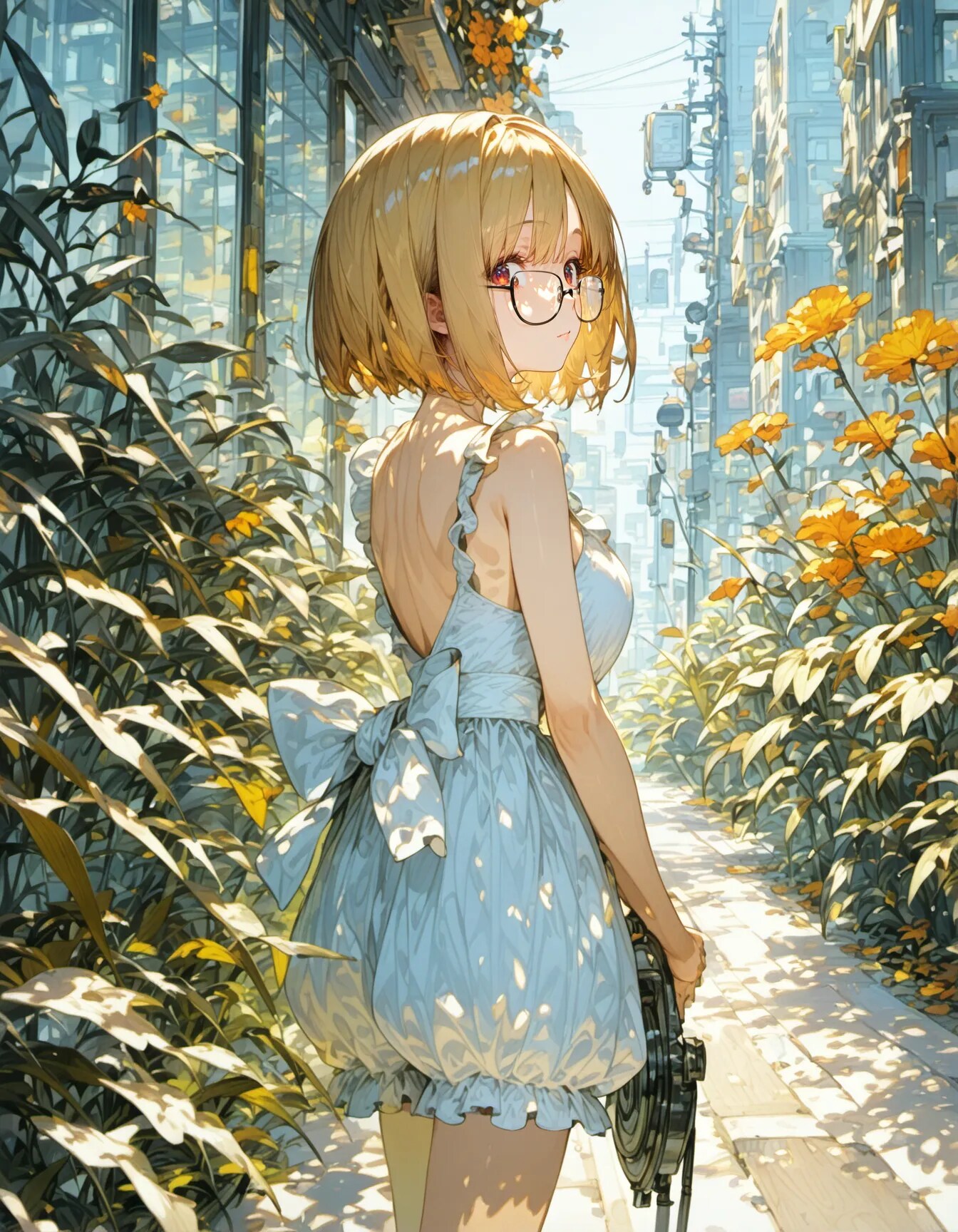 Spectacles and Sunflower Lanes | の人気AIイラスト・グラビア